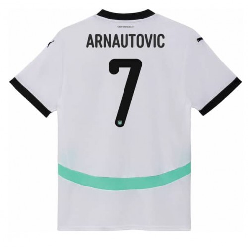 Austrija Marko Arnautovic #7 Gostujuci Dres za Ženska EP 2024 Kratak Rukav